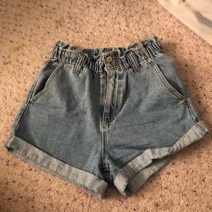 Blue Denim Shorts